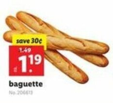 Lidl Baguette offer