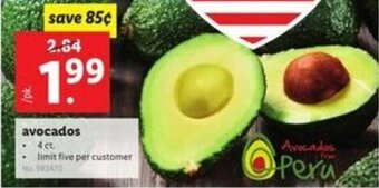 Lidl Avocados offer