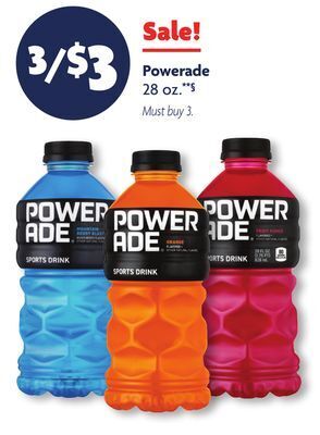 Family Dollar Powerade offer
