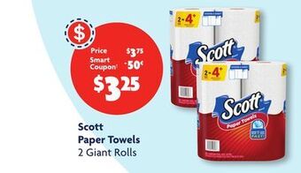 Family Dollar Scott paper towels offer