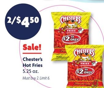 Family Dollar Chester's hot fries offer