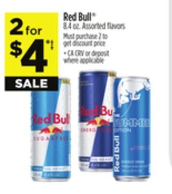 Dollar General Red bull® offer