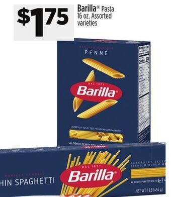 Dollar General Barilla® pasta offer