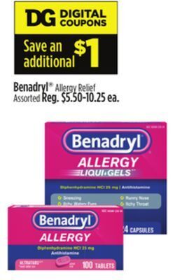 Dollar General Benadryl® offer