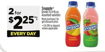 Dollar General Snapple® offer