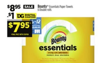 Dollar General Bounty® essentials paper towels offer