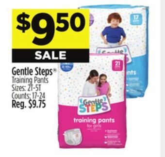 Dollar General Gentle steps® training pants offer