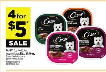 Dollar General Cesar® dog food offer