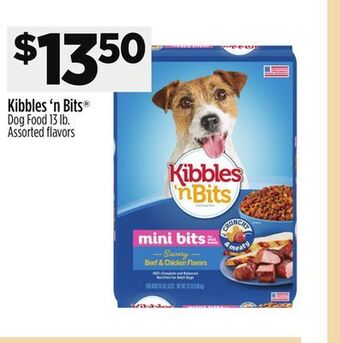 Dollar General Kibbles'n bits® dog food offer