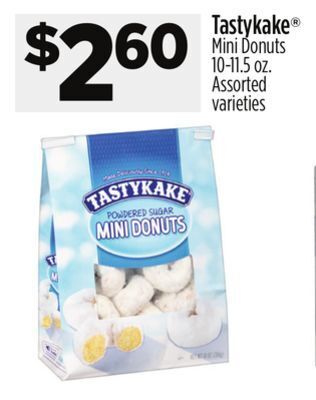 Dollar General Tastykake® mini donuts offer