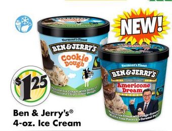 Ben & jerry's® 4-oz. ice cream