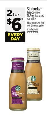 Dollar General Starbucks® frappuccino offer