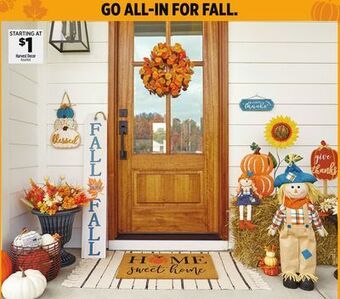 Dollar General Harvest decor offer