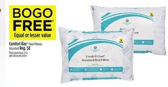 Dollar General Comfort bay® bed pillows offer