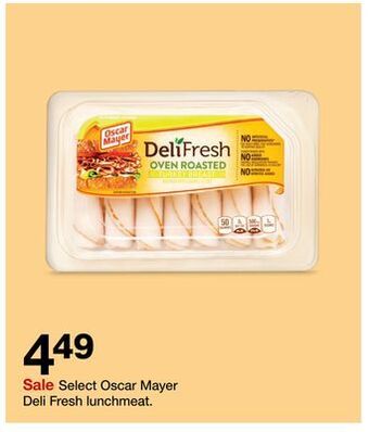 Target Oscar mayer deli fresh lunchmeat offer