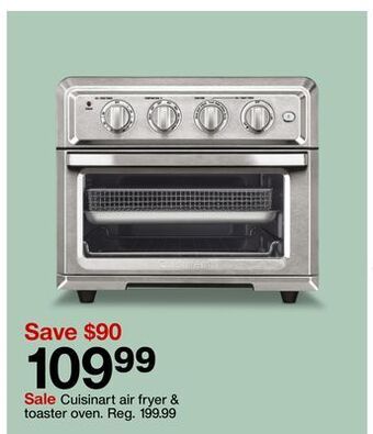 Target Cuisinart air fryer & toaster oven offer