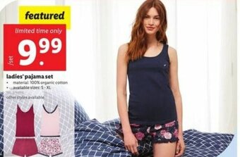 Lidl Ladies' Pajama Set offer