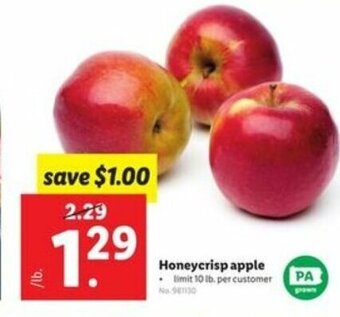 Lidl Honeycrisp Apple offer