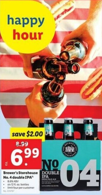 Lidl Brewer's Storehouse No. 4 Double IPA offer