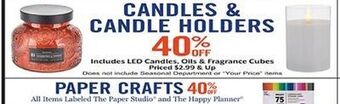 Hobby Lobby Candles & candle holders offer
