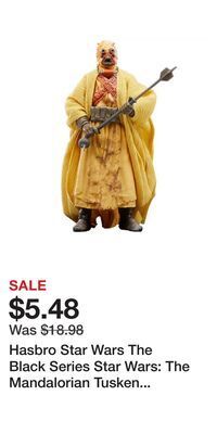 Game Stop Hasbro star wars the black series star wars: the mandalorian tusken raider action figure gamestop exclusive offer