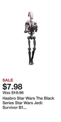 Game Stop Hasbro star wars the black series star wars jedi: survivor b1 battle droid 6-in action figure gamestop exclusive offer