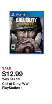 Game Stop Call of duty: wwii - playstation 4 offer