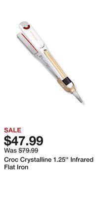 Ulta Beauty Croc crystalline 1.25'' infrared flat iron offer