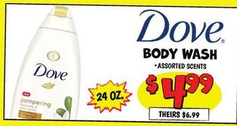 Ollie's Dove body wash offer