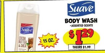 Ollie's Suave body wash offer