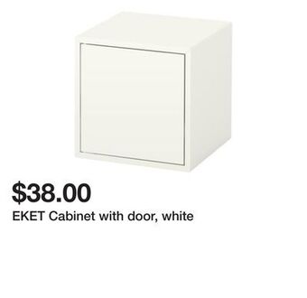 Ikea Eket cabinet with door, white offer