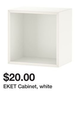 Ikea Eket cabinet, white offer