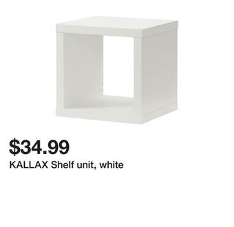 Ikea Kallax shelf unit, white offer