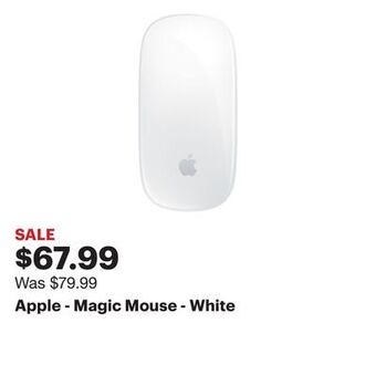 Best Buy Apple - magic mouse - white offer