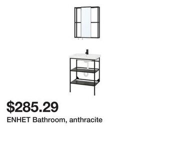 Ikea Enhet bathroom, anthracite offer