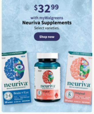 Walgreens Neuriva supplements offer