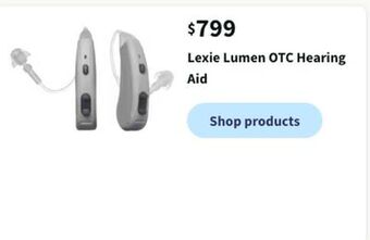 Walgreens Lexie lumen otc hearing aid offer