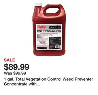 Tractor Supply Company 1 gal. total vegetation control weed preventer concentrate with glyphosate and imazapyr offer