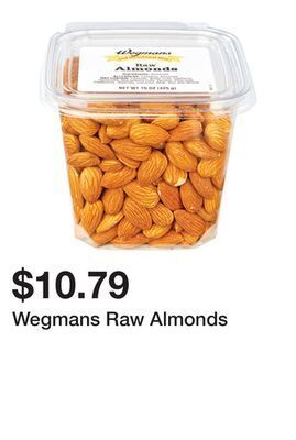 Wegmans Wegmans raw almonds offer