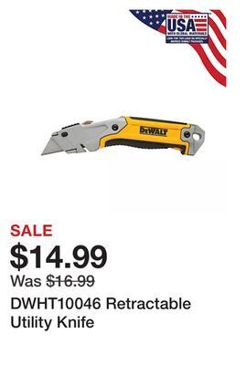 Tractor Supply Company Dwht10046 retractable utility knife offer