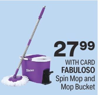 CVS Fabuloso spin mop and mop bucket offer