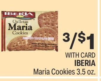 CVS Iberia maria cookies 3.5 oz. offer