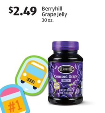 Aldi Berryhill grape jelly offer