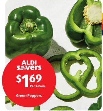 Aldi Green peppers offer