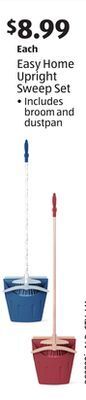 Aldi Easy home upright sweep set offer