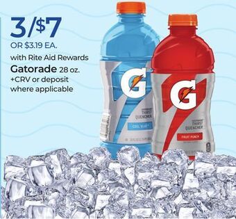 Rite Aid Gatorade offer