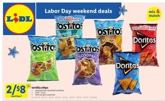 Lidl Tortilla chips offer