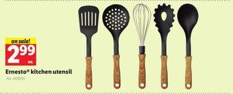 Lidl Ernesto® kitchen utensil offer