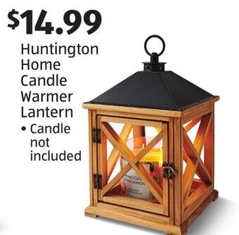 Aldi Huntington home candle warmer lantern offer