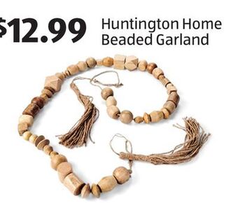 Aldi Huntington home beaded garland offer